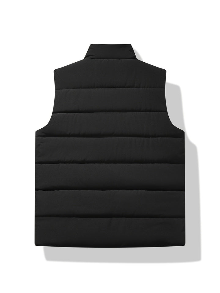 Chaleco acolchado con cremallera para hombre