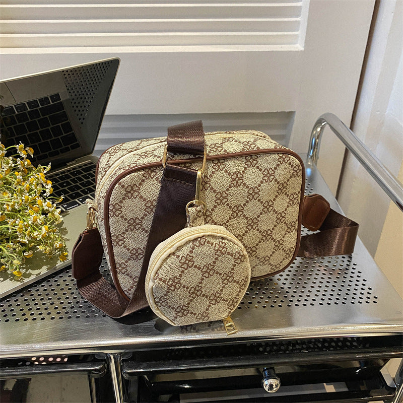 Vintage Pattern Crossbody Bag-MODAUTLET