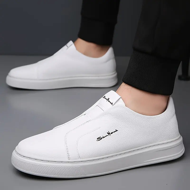 Men's Slip-On Canvas Sneakers - Harbour Style-MODAUTLET
