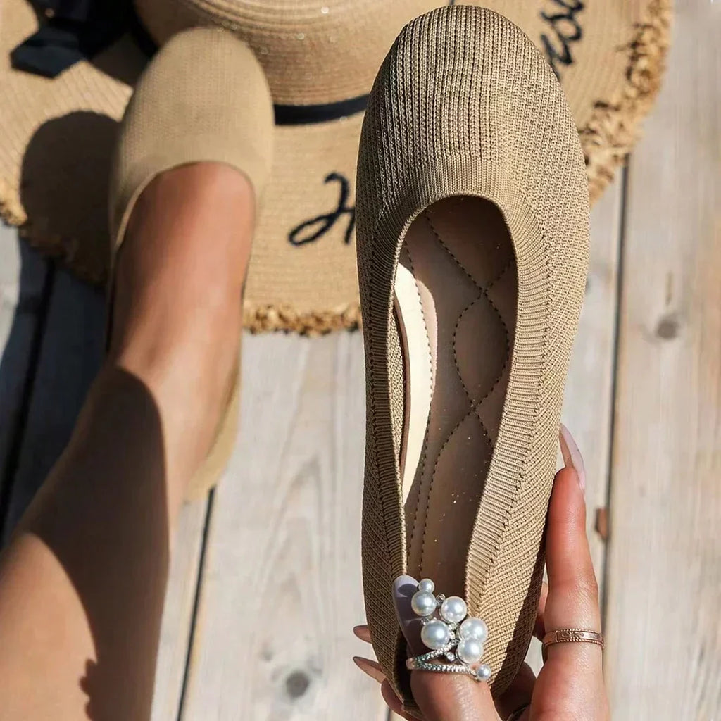 Women's Breathable Non-Slip Shoes for Comfort and Style Khaki