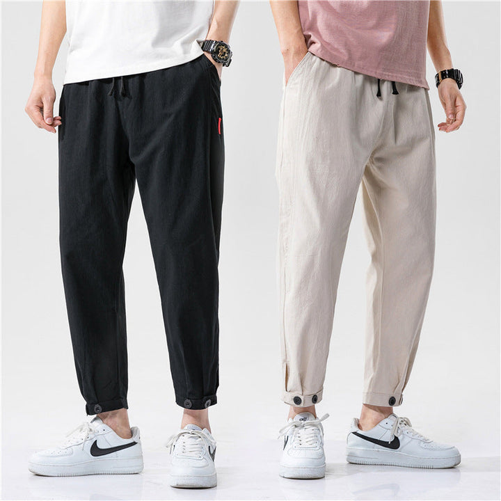 Men's Relaxed Fit Tapered Pants-MODAUTLET