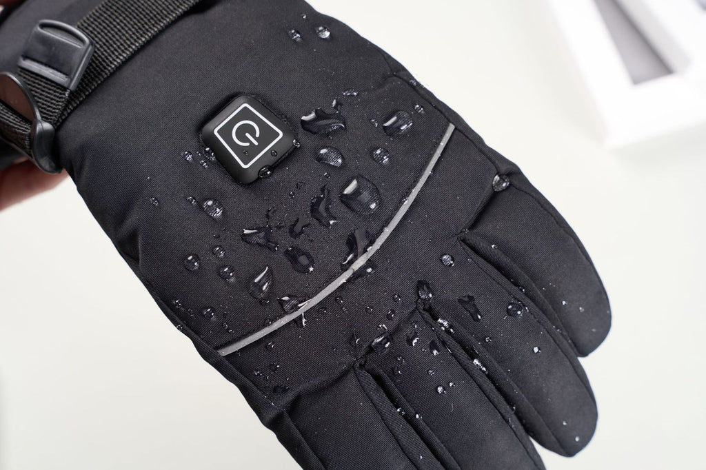 Touch Screen Heating Gloves with Velvet Thermal Insulation and Three-gear Temperature Control