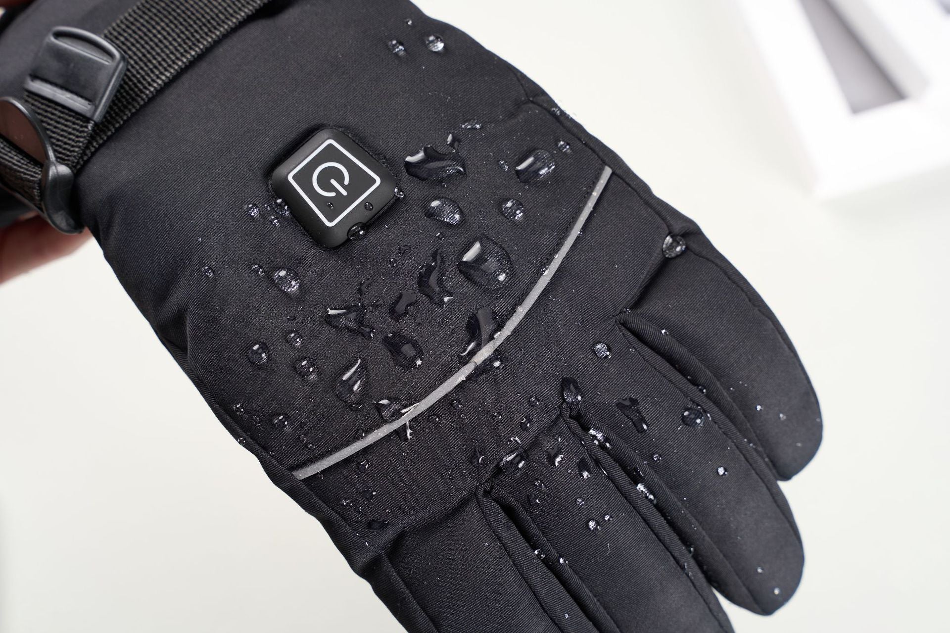Touch Screen Heating Gloves with Velvet Thermal Insulation and Three-gear Temperature Control
