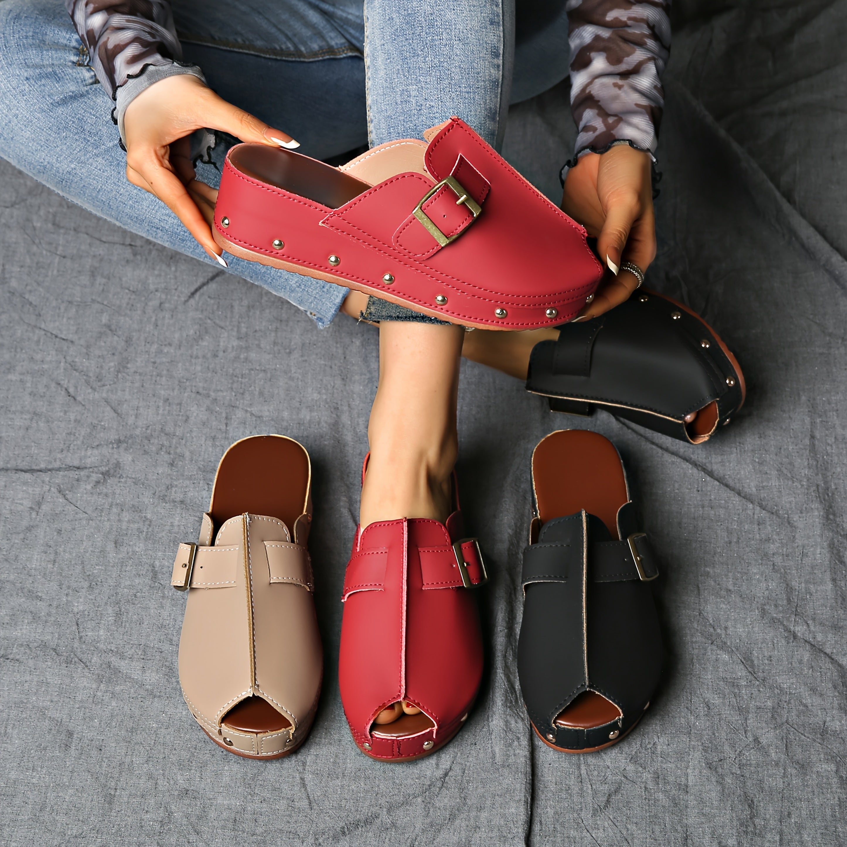 Women's Slip-Resistant Platform Sandals