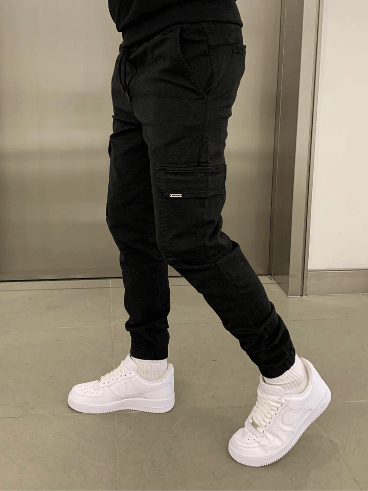 Men's Comfortable Cargo Joggers for Everyday Wear-MODAUTLET