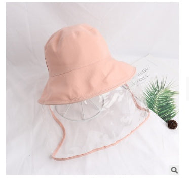 Sombrero tipo bucket con protección UV y escudo antiempañante y contra polvo para viajes al aire libre