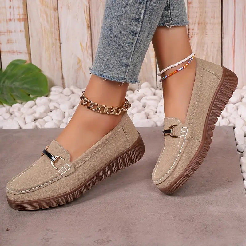 Women's Stylish Moccasin Shoes-MODAUTLET