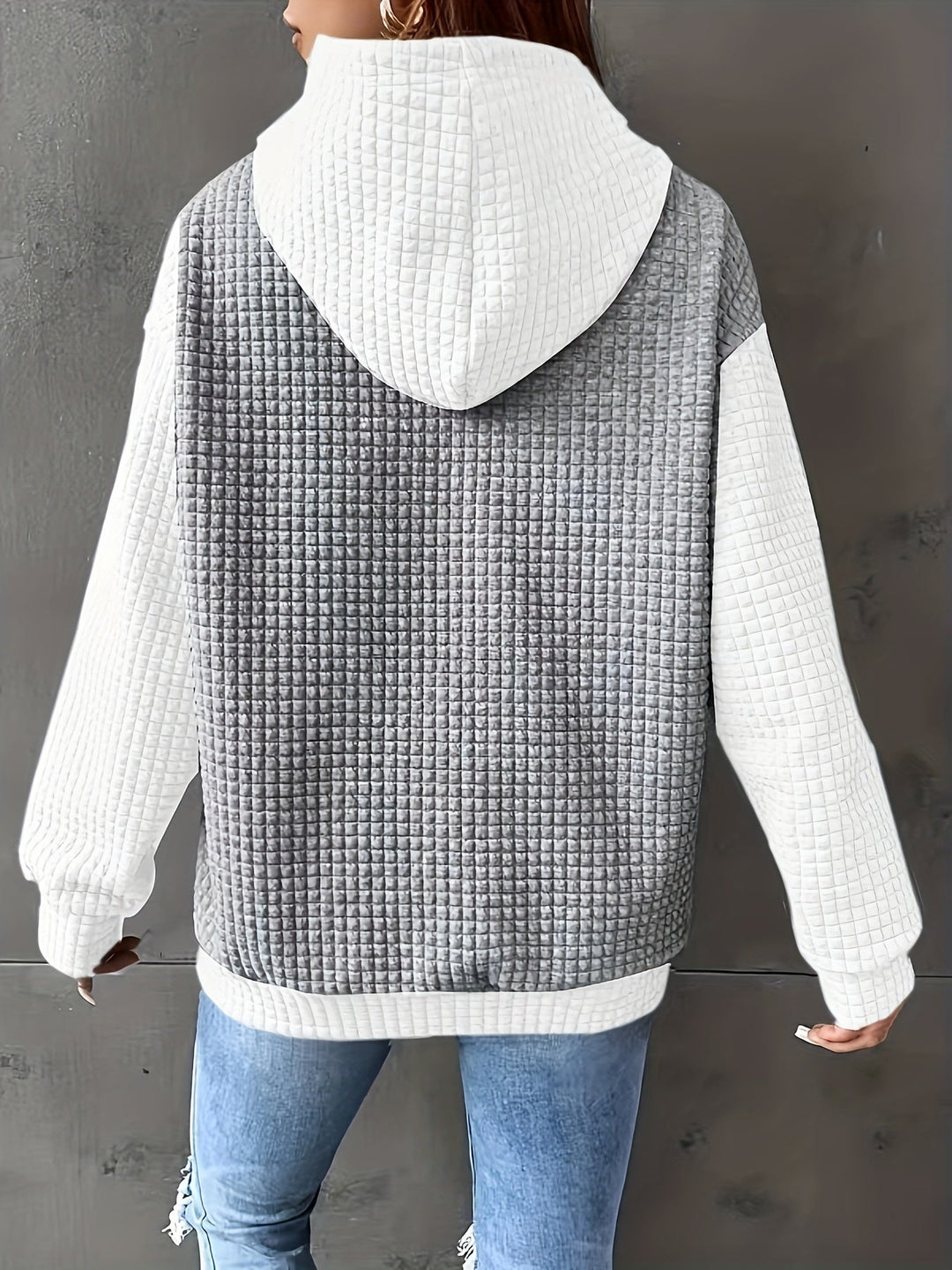 Women's Cozy Color Block Hoodie