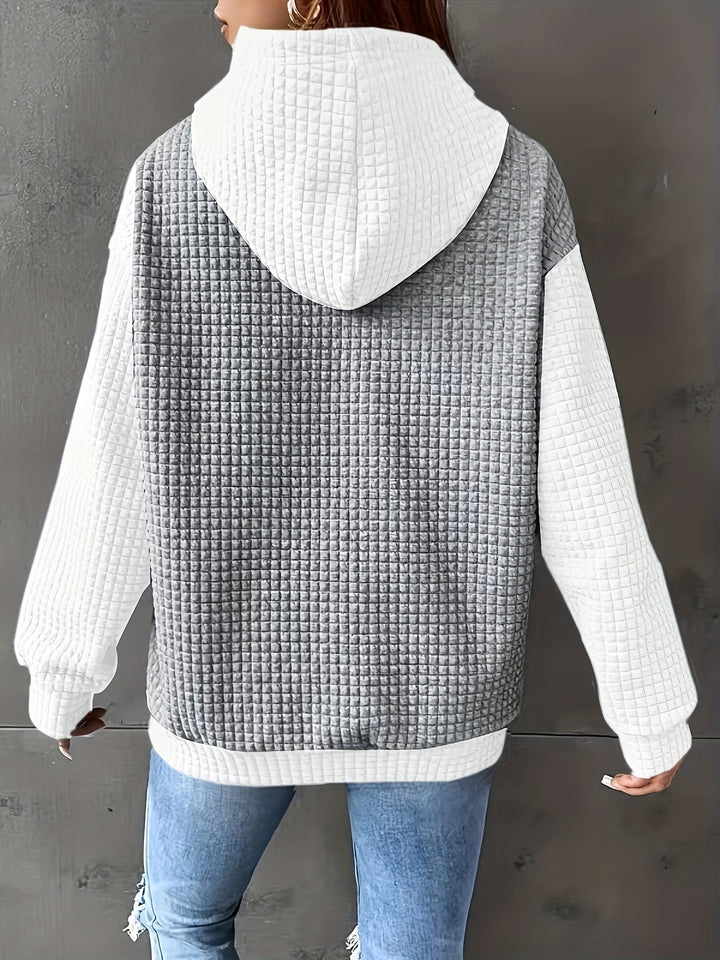 Women's Cozy Color Block Hoodie