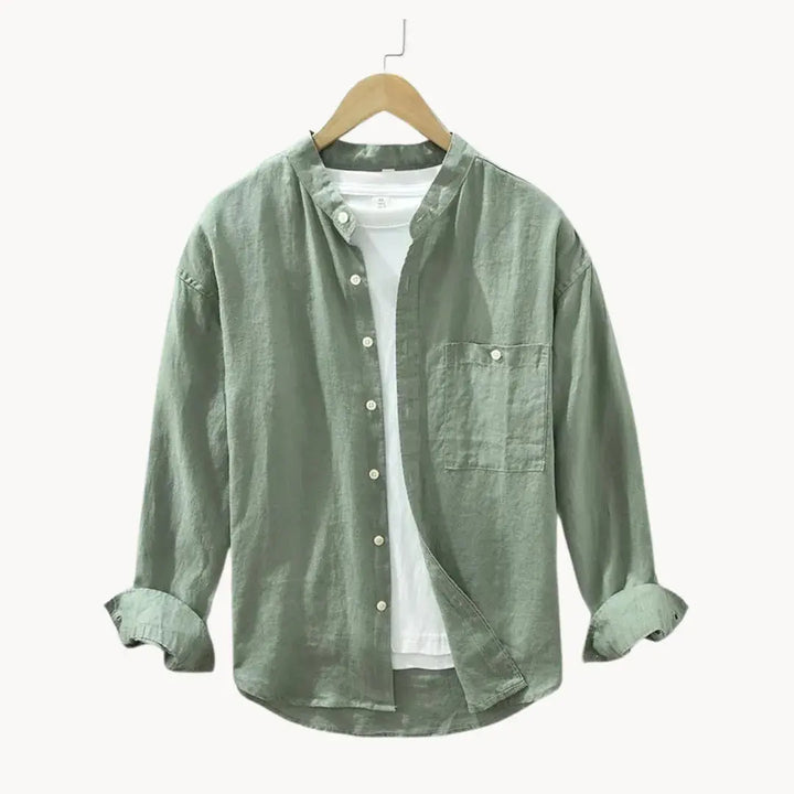 Prestige Casual Linen Shirt-MODAUTLET