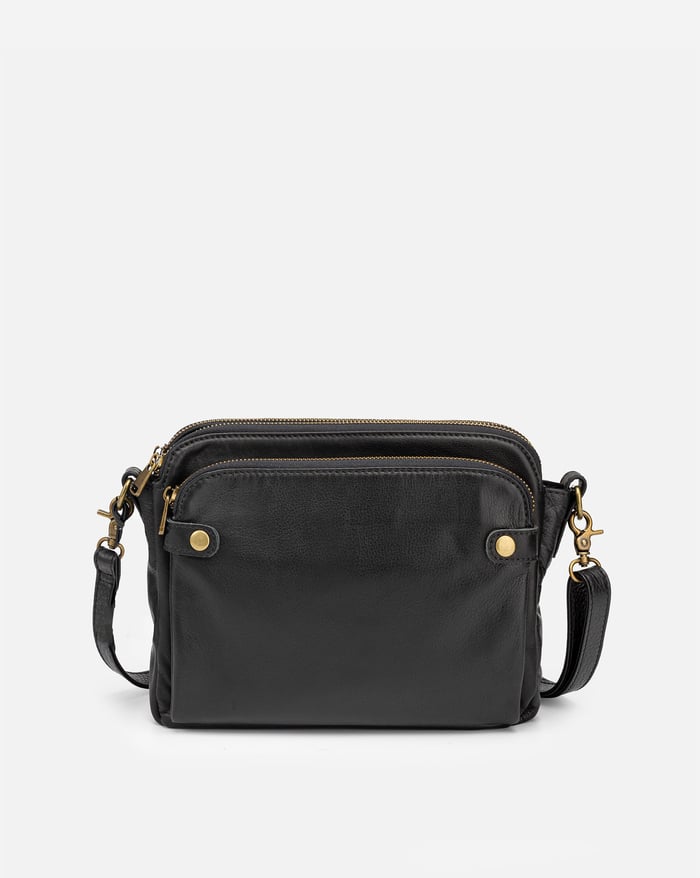 Crossbody Leather Shoulder Bags Black