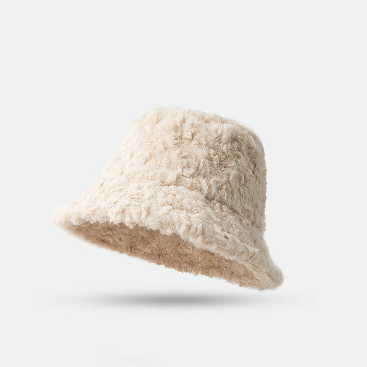 Warm Lambswool Fisherman Hat for Women - Stylish Winter Accessory
