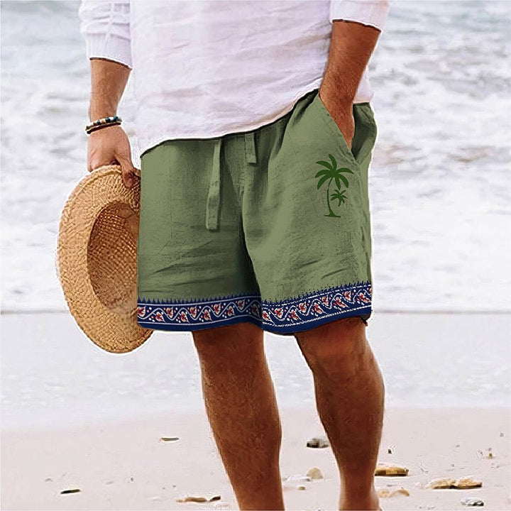 Men’s Printed Beach Shorts-MODAUTLET