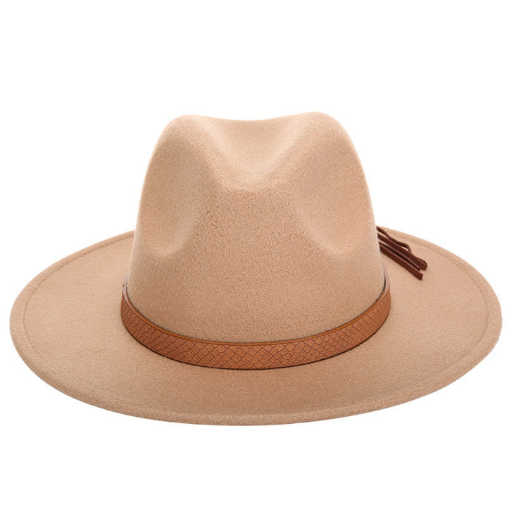 Stylischer Woll-Jazzhut für Damen – Trendiges Modeaccessoire
