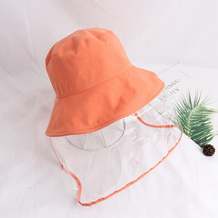 Sombrero tipo bucket con protección UV y escudo antiempañante y contra polvo para viajes al aire libre