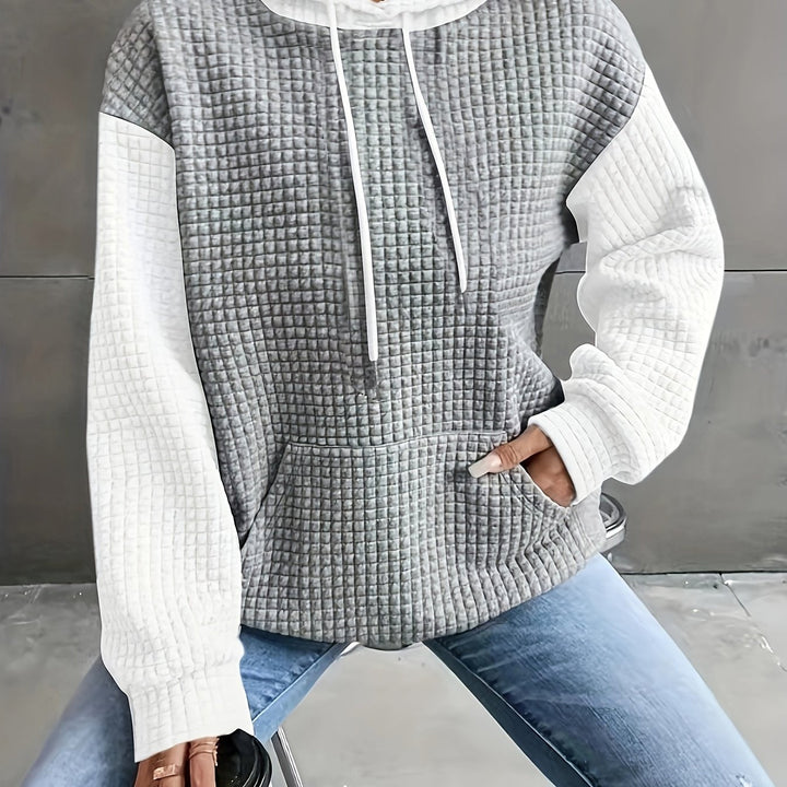 Women's Cozy Color Block Hoodie