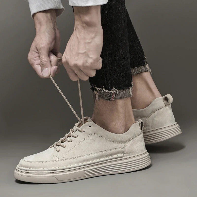 Men's Leather Navarro Shoes - Stylish and Durable Footwear-MODAUTLET
