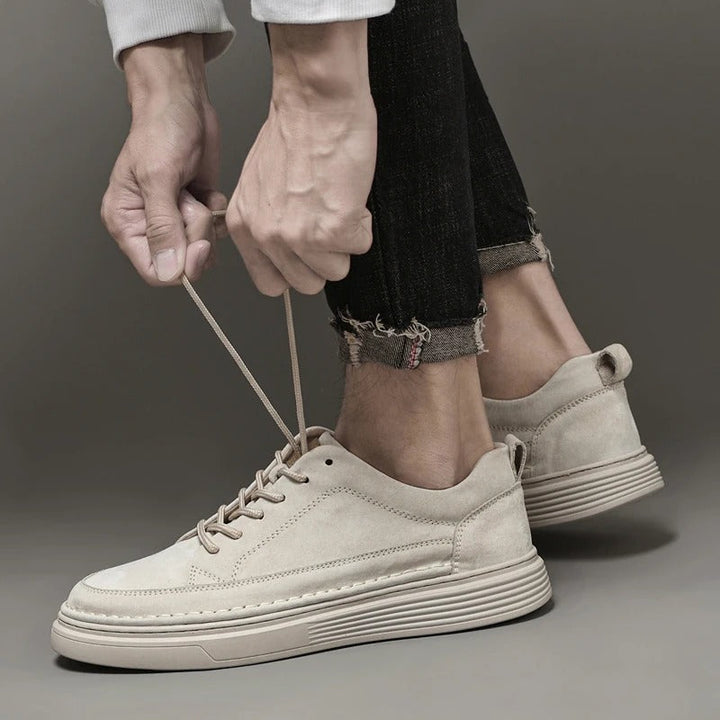Men's Leather Navarro Shoes - Stylish and Durable Footwear-MODAUTLET