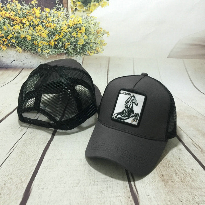 Boné de Beisebol com Bordado Animal para Homens e Mulheres - Estilo Verão