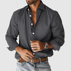 Men's Smart & Stylish Shirt Dark Gray