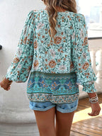 Women's Summer Floral Top - Stylish and Breezy Design