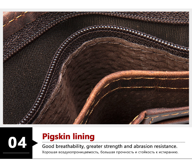 Men's Classic Leather Short Wallet