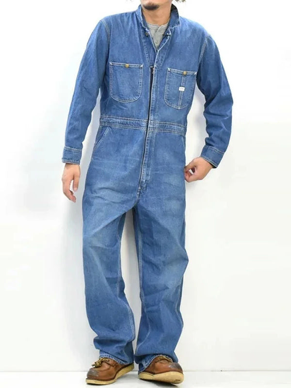 Herren-Latzoverall aus Denim für die Arbeit