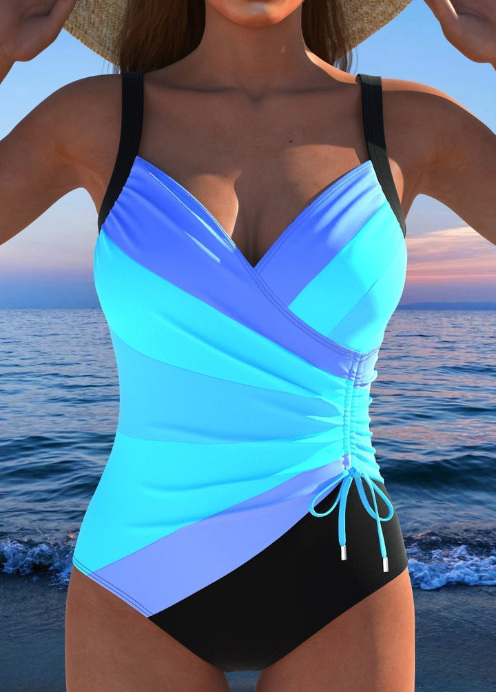 Women's Tummy Control Printed Swimsuit-MODAUTLET