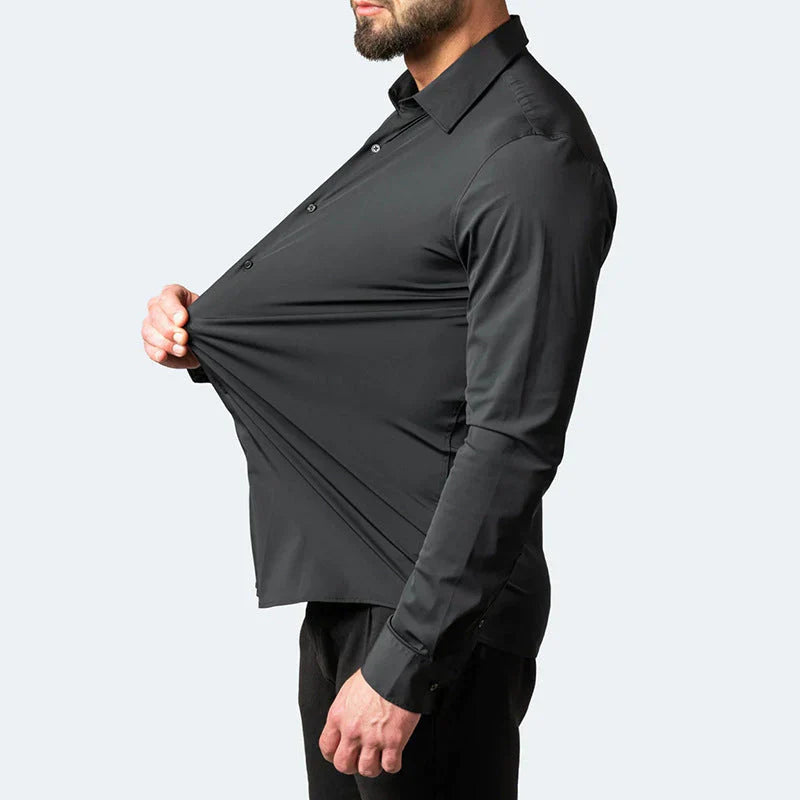 NoCrease | Wrinkle-Free Stretch Shirt-MODAUTLET