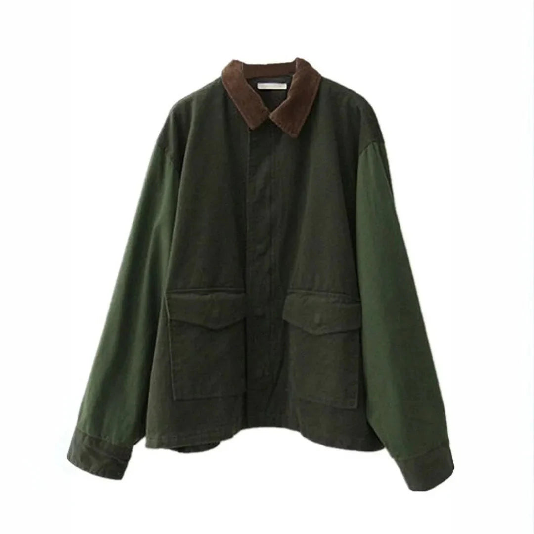 Vintage Corduroy Utility Jacket L