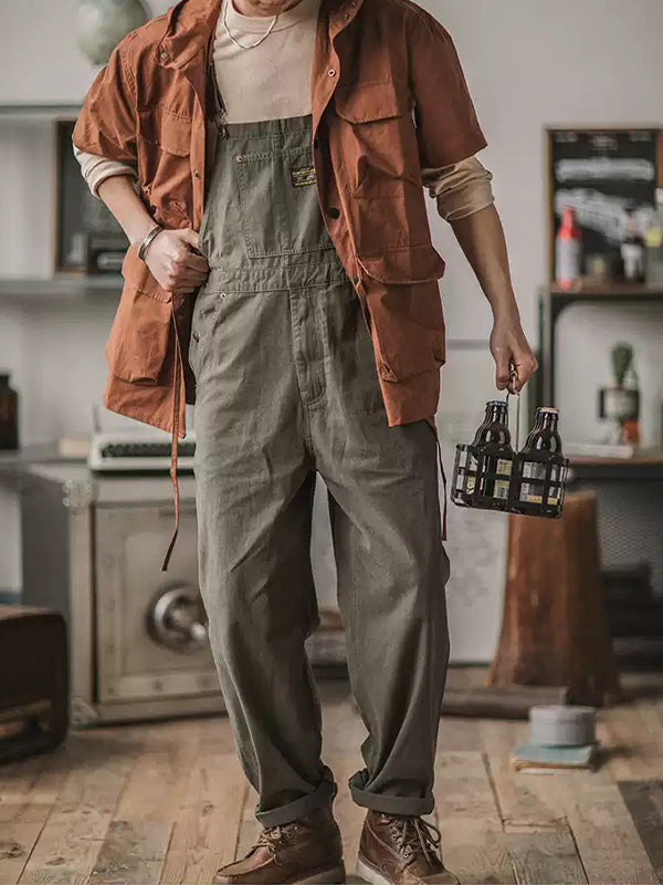 Men's Duck Chore Work Overalls