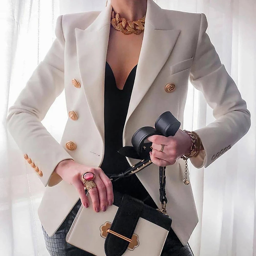 Women Tailored Blazer for Office Professional Wardrobe-MODAUTLET
