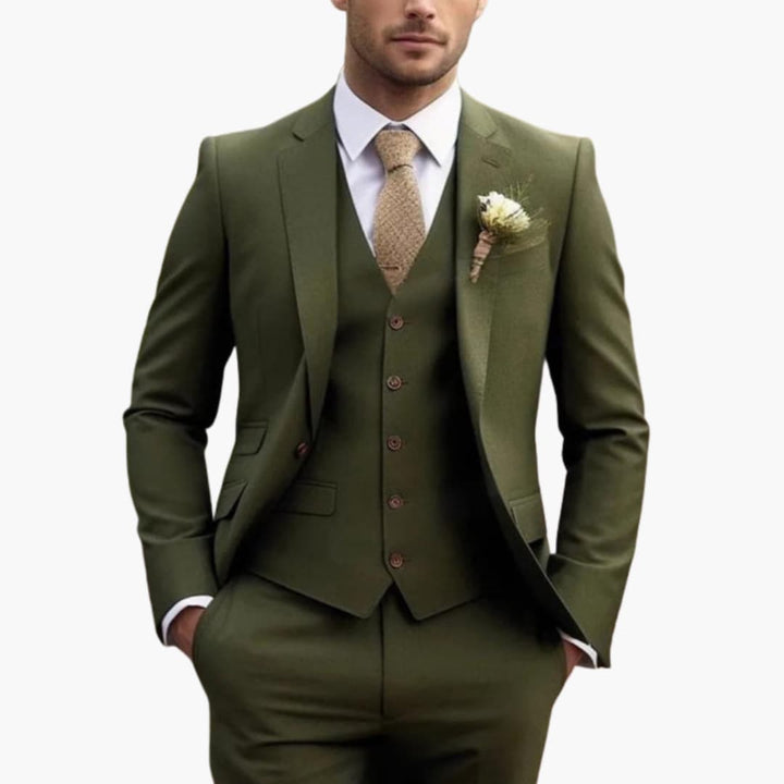 Eleganter Herren-Hochzeitsanzug | Komplettes Outfit