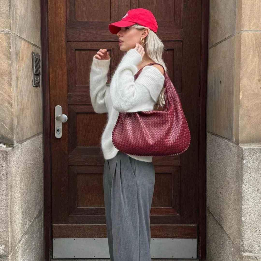 Chic Vegan Leather Hobo Bag-MODAUTLET