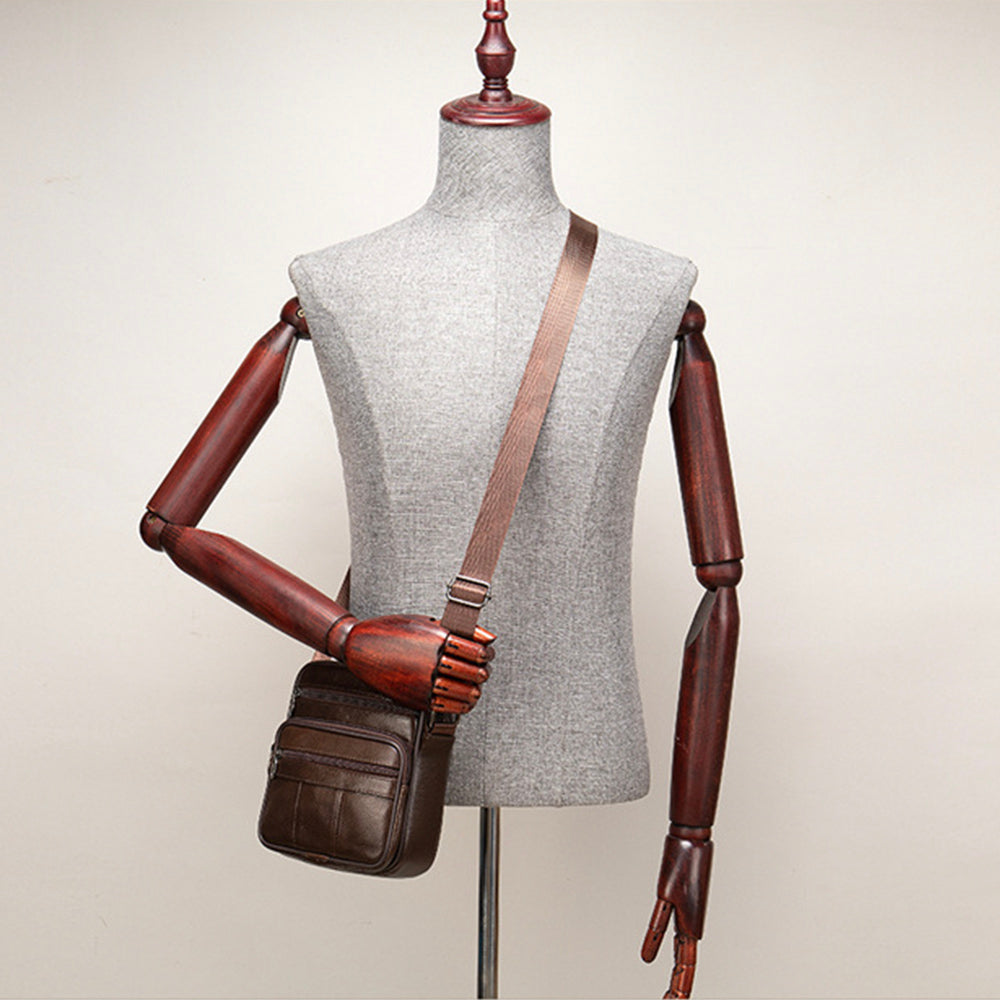 תיק כתף מעור פרימיום לגברים