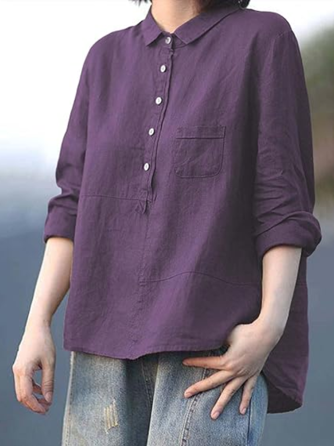 Women's French Vintage Blouse-MODAUTLET