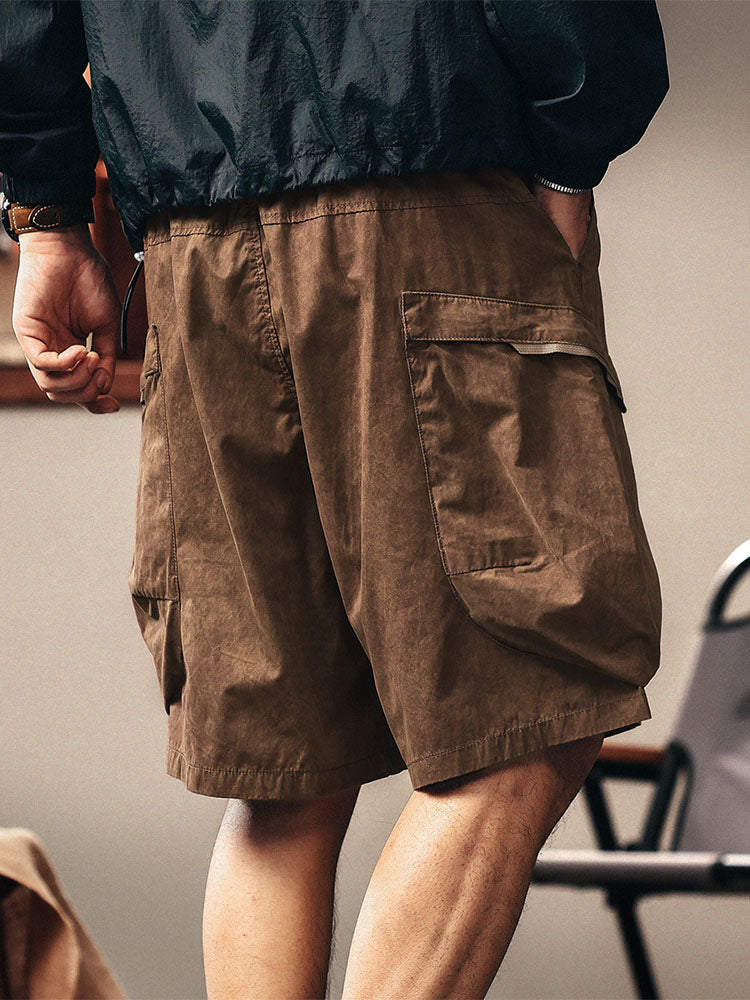 Men's Casual Cargo Shorts for Outdoor Hiking and Adventure
