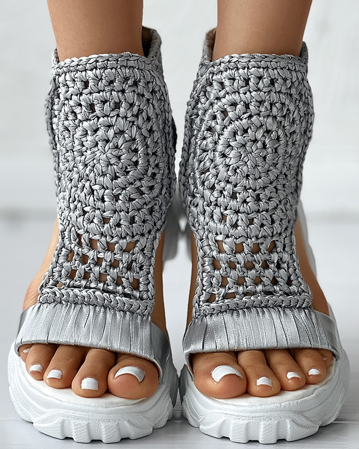 Women's Handmade Knitted Orthopedic Sandals-MODAUTLET