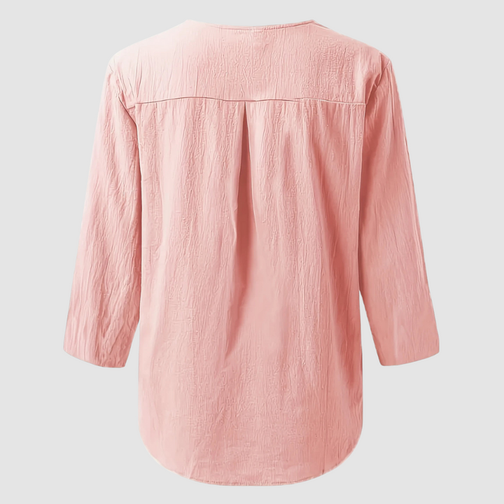 Women's Elegant Button Blouse-MODAUTLET