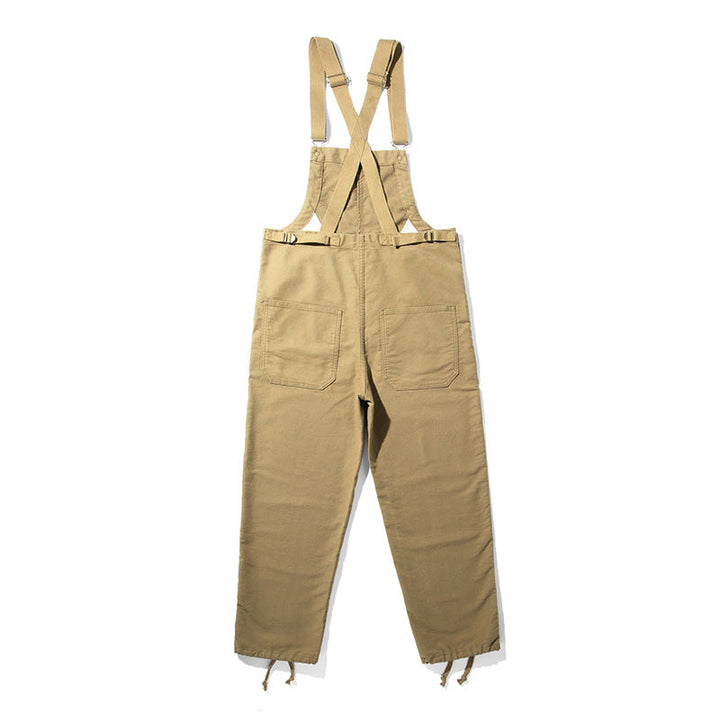 Men's Moleskin Overalls with Cinch Cord