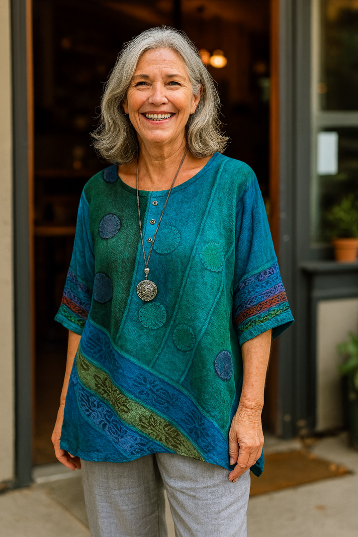 Women's Radiant Ethnic Tunic Top-MODAUTLET