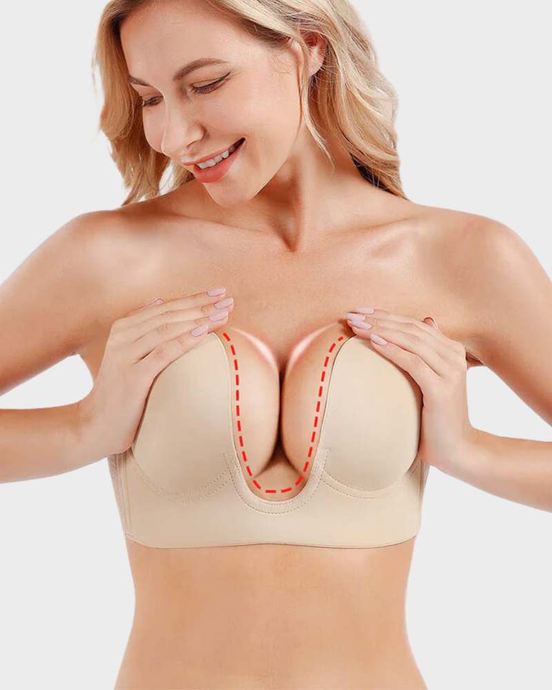 Women's Push-Up Plunge Bra - Shape Enhancing Design-MODAUTLET