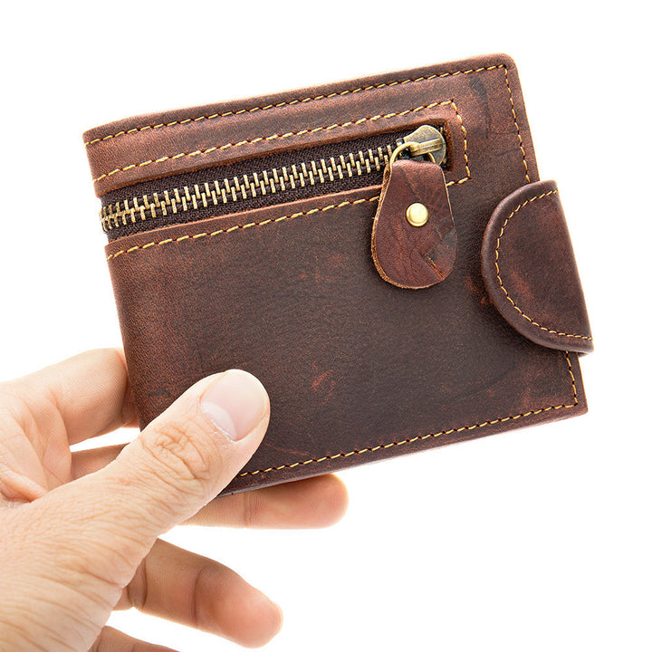 Men's Classic Leather Short Wallet