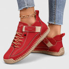 Women's Comfort Sneakers - Stylish & Supportive Footwear Red