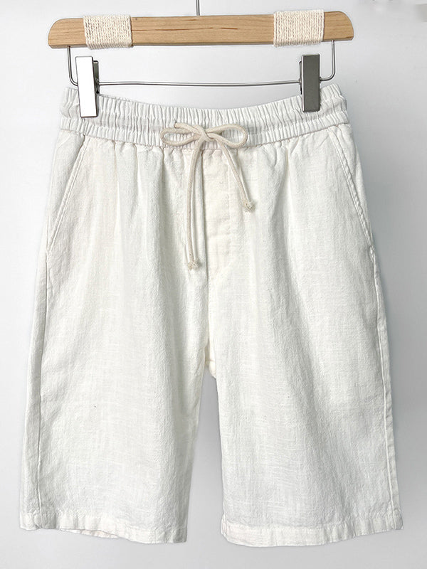 Women's Casual Cotton and Linen Shorts
