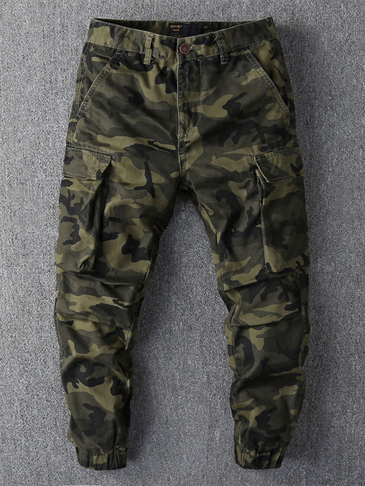 Men's Camo Cargo Jogger Pants