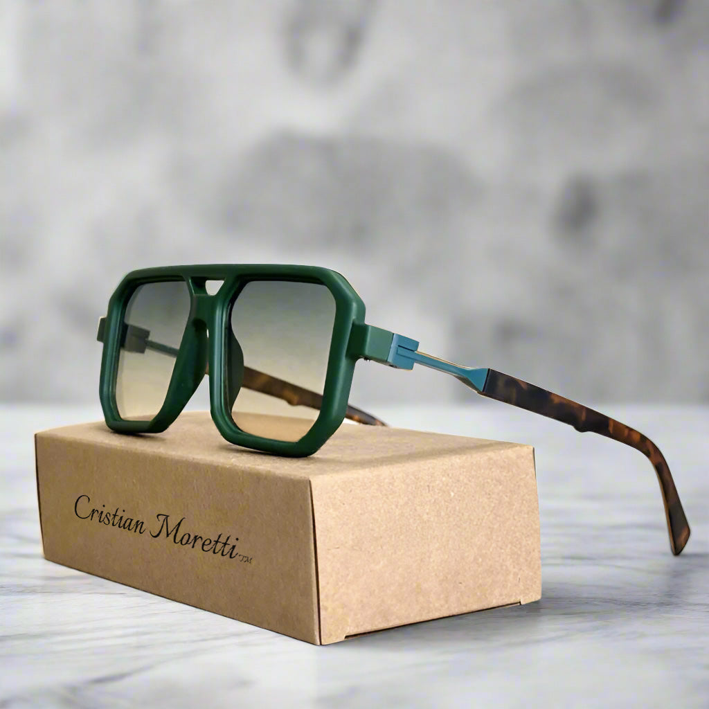 Chicago Sunglasses – Bold & Lightweight UV400 Unisex Eyewear Green