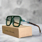 Chicago Sunglasses – Bold & Lightweight UV400 Unisex Eyewear Green