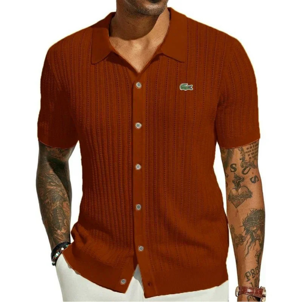 Classic Men's Tailored Shirt Red