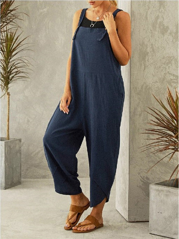 Evelyn | Lässiger Damen-Overall mit Knöpfen